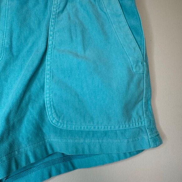 ATHLETA women's size XL Farallon stretch comfort drawstring teal shorts - Picture 9 of 12